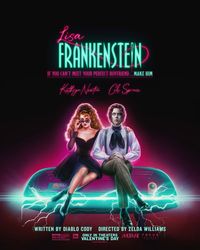 the official poster for ‘lisa frankenstein’ (2024)