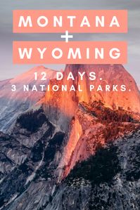 How to rock a trip to Montana and Wyoming. This itinerary will take you through three of the United State's most stunning naturescapes, including Yellowstone and Tetons National Park. #wyoming #montana #getaway #travel #usa #yellowstone #tetons #nationalpark