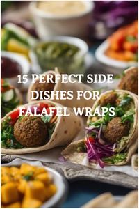 Elevate your falafel wrap game with these delicious side dish ideas! 😋🥙 #falafel #sidedishes #yum