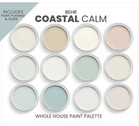 Behr Coastal Paint Colors This Color Palette Includes Behr - Etsy Canada