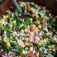 Lemon Parmesan Kale Salad - Peas and Crayons Blog