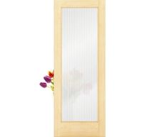 View the Frameport RGL-PD-1L-6-2/3X3 Reeded Glass 36 Inch by 80 Inch 1 Lite Interior Slab Passage Door at Build.com.