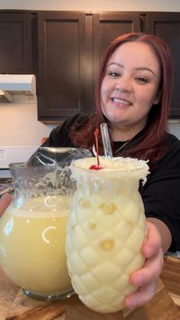 Agua Fresca de Piña Colada #aguafresca #aguadepiñacolada #piña #piñacolada #elpaso #eptx #elpasotx