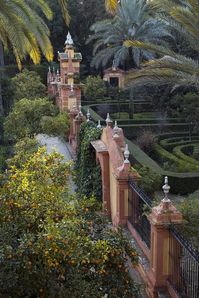 Gardens of the Alcazar, Seville.