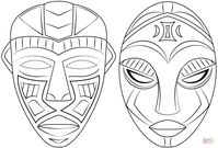 African Masks | Super Coloring