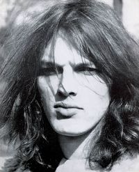 David Gilmour of the band Pink Floyd, United Kingdom, 1969, photorapher unknown.