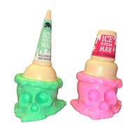 Ice Scream Man Set Of 2 By Artist Ryan Rutherford Mint & Strawberry