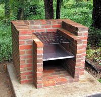 How To Build A Brick Barbecue This.