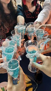 mamma mia 17th birthday party #mammamia #abba #birthday #seventeen #sweetseventeen #17 #bday #party #blue #drink #drinks #aesthetic