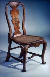 Side chair, ca. 1730 Giles Grendey (English, 1693–1780) Beech, (105.4 x 54.6 x 50.2 cm)