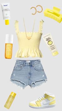 Yellow fit 💛💛💛 #preppy #outfitinspo #vibes #slayyyyyyyyyy #yellow #yellowaesthetic #fitinspo