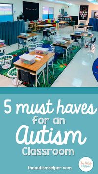 I have taught autistic children for many years and have found amazing tricks and tools that help routines in the classroom run so much smoother. Head to the blog to read my 5 "must-have" classroom items!