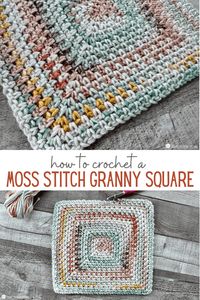 Do you love both the Moss Stitch and Granny Squares? Learn how to make a Moss Stitch Granny Square with this comprehensive tutorial.