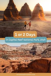 This 1-2 Day Capital Reef National Park Itinerary will help you plan an amazing getaway to Capital Reef!  Capital Reef National Park | Utah road trip | Capital Reef things to do | Hikes in capital reef | 1 day in Capital Reef