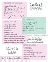 Spa Recipes