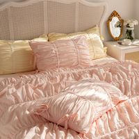 Shop Ever Lasting's high quality, soft, cozy and stylish bedding sets and start your next room makeover. Buy Coquette Ruffle Bedding Set with Ties / White and enjoy its softness and quality. Our collections include duvet covers, comforters and bed sheets. Enjoy free US and international shipping.