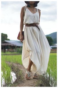 Double gauze cotton harem jumpsuit by Earthernwear, 
Can be worn as an evening dress or wedding dress, perfect for layering and easy to pair :)  Different colors and fabrics available in our shop.
Our best seller 2018 :)