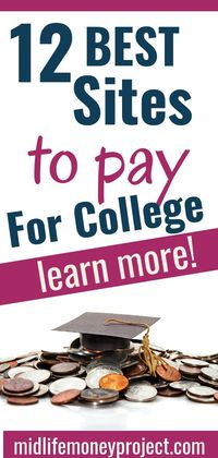 Check out these 12 great sites for tips and ideas to get money for college. From scholarships to filling out the FAFSA you can find all the information you need to help pay for college.