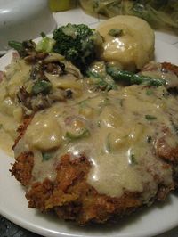 Vegan Chicken Fried "Steak"