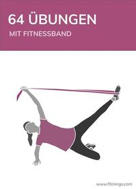 Trainiere einfach und effektiv mit dem Theraband. Stärke Rücken, Bauch, Beine und Po wo immer du willst. Sieh dir einfach die Übung auf fitmingo.com an! #Fitnessband #Fitnesstraining #Theraband