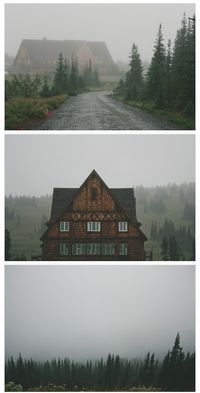 rainy cabin