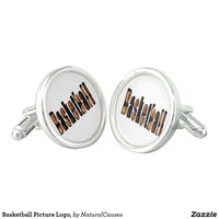 #basketball  Picture #logos , #cufflinks, https://www.zazzle.com.au/z/l1ean?rf=238264515719271843