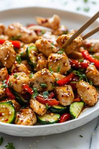 Honey Garlic Chicken Stir-Fry - Insanely Good