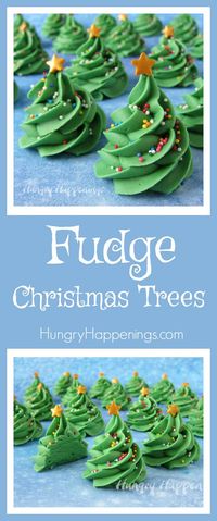 Fudge Christmas Trees - 3 ingredient Creme de Menthe Fudge VIDEO