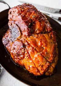 How Long to Cook a Ham Recipe (Baked with Glaze) - CucinaByElena