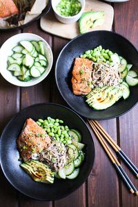 Anti-Inflammatory Salmon Soba Noodles Recipe | Frugal Nutrition