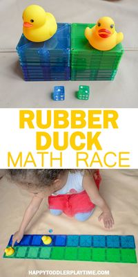 Rubber Duck Math Race - HAPPY TODDLER PLAYTIME