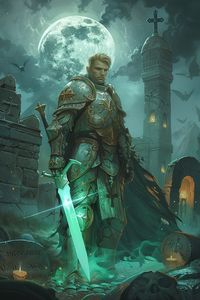 A Human Paladin is the veritable paragon of virtue and righteousness, clad in shining armor and wielding a mighty weapon, ready to smite evil wherever it may be found.