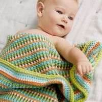 If you’re looking for an easy crochet project idea to gift a newborn, this blanket is the perfect present. Using Katia's united cotton in 7 different colours this kit also includes a printed copy of the fully charted pattern. Measurements: 28"/71cm wide x 28"/71cm long approximately. This kit includes: 3 balls each of Light green (21), tangerine (29), Cream (3), yellow (17), turquoise (18) and 2 balls of khaki (20).