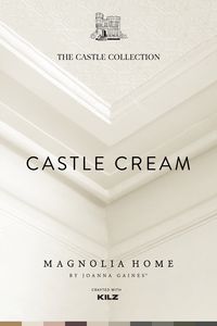 A creamy soft white with a timeless essence. Inspired by the Magnolia Castle Restoration project, this is one of ten curated colors that have been special designed with a simple style for all our interior and exterior spaces.