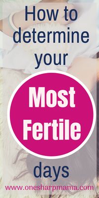 Are you trying to conceive? Make sure you are understanding your cycle and making best use of your fertile window. Find out how to determine your most fertile days. These are great trying to conceive tips. #ttc #ttctips #tryingtoconceive #tryingtoconceivetips #fertility #infertility #fertilitytips