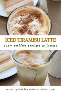 If you’re looking for a quick pick-me-up, this iced tiramisu latte is a refreshing twist on a classic Italian dessert.