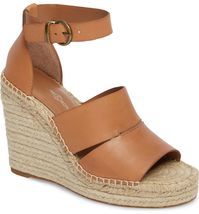 Sannibel Platform Wedge Sandal, Main, color, TAN LEATHER