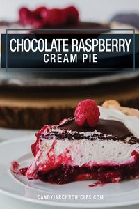 Chocolate Raspberry Cream Pie (Canada Pie)