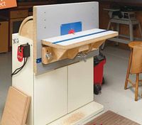 Router Table PLANS - Combination Router Table Mortising Jig Add-on - DIY Workshop Woodcraft Joinery Plan - Instant PDF Download This is a digital product, in English Dimensions: 34"W, 47 1/4"H, 30 1/4"D - Horizontal Set-up                      34"W, 40 1/2H, 24"D Standard Set-up This router table is unique in that it has a flip-up top, allowing you to do shaping tasks, and giving you a two-in-one workstation with an add-on mortising jig. The accessories can be easily stowed away below the top, t