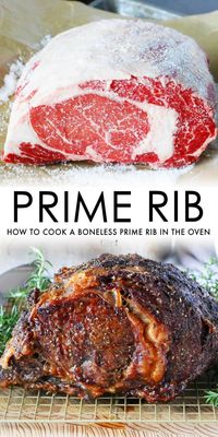 Upgrade your holiday dinner with the most decadent cut of beef — Prime Rib! Learn how to cook it in the oven exactly to your liking, what to ask the butcher for, a simple seasoning mix, temperatures you should know, and more. This is everything you need to know for a perfect holiday roast recipe made for feeding a crowd!