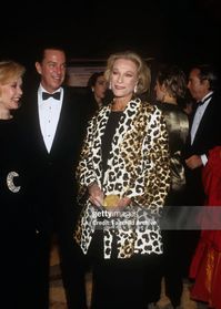 Nan Kempner and friends attend the annual Costume Institute gala at the Metropolitan Museum of Art on December 3, 1990 in New York.