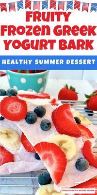 Fruit Filled Frozen Greek Yogurt Bark Your New Healthy Summer Treat