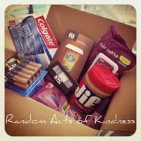 Random Acts of Kindness... sending a package to a soldier in Afghanistan.   Return To Home: 38 Acts of Birthday Kindness