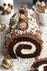 Gluten-free Baileys Yule Log Recipe (dairy-free option)