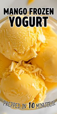 Love ice cream, but want to try a healthier option? This mango frozen Greek yogurt recipe is wonderfully creamy, fruity, and perfect for a lighter, high protein dessert! Click for the easy instructions (it's no churn!) and give it a try for yourself.