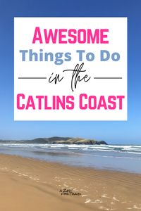 A guide to the top spots in The Catlins, New Zealand. From beautiful waterfalls, incredible wildlife, nugget point lighthouse, curio bay and the windswept slope point trees, there is much to see and do in the far south of New Zealand's south island | A Zest For Travel | #thecatlins #newzealandtravel #southislandnz