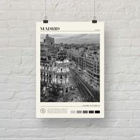 Blanco y negro, Impresión de Madrid, Arte de la pared de Madrid, Cartel de Madrid, Foto de Madrid, Impresión de cartel de Madrid, Decoración de la pared de Madrid, Cartel de España, Europa - Etsy México