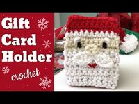 Christmas Gift Card Holder Tutorial | Crochet Santa Gift Card Holder - YouTube