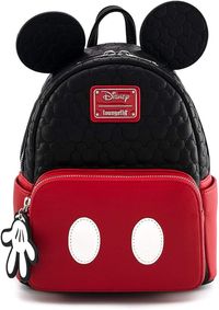 Loungefly Disney Mickey Mouse Oh Boy Quilted Womens Mini Backpack Purse : Amazon.ca: Clothing, Shoes & Accessories