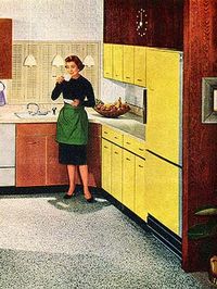 midcentury kitchen